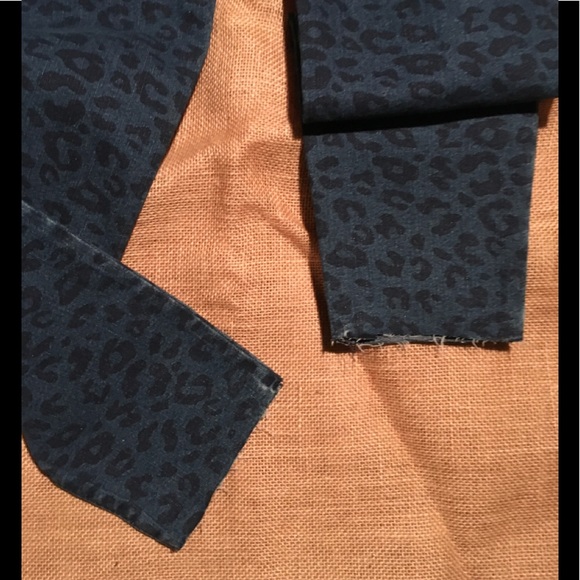 GAP HIGH RISE ANIMAL PRINT LEGGING SKIMMER JEANS - Picture 4 of 6